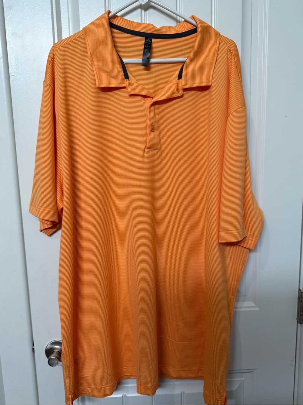 Men's Adidas Orange Polo Shirt size 4XLT Golf Shirt